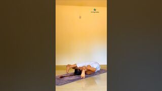 Lying down on back yoga poses #yogaurmi #yoga #yogabody #yogapose #yogawithurmipandya #yogaasana