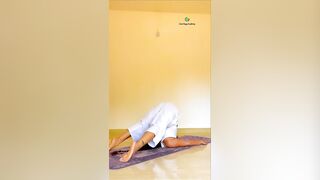 Lying down on back yoga poses #yogaurmi #yoga #yogabody #yogapose #yogawithurmipandya #yogaasana