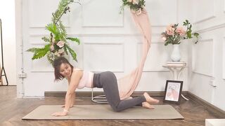 Yoga and Stretching Morning Ritual - Simple Abdominal and Back Exercises at Home