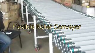 Flexible Roller Conveyor | M Steel Flexible Roller Conveyor | Flexible Conveyor @Innovativesystem