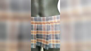 Lingerie Costume Student Two Pieces Plaid CU9951