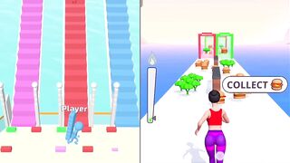 Bridge Race // Twerk // All Level Gameplay Android, iOS - NEW APK BIG UPDATE