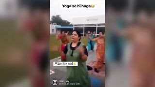 Yoga se hi hoga???? #firstshortvideo #youtubeshorts #shortvideo