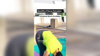 Benefits of Surya Namaskar ????‍♀️ #benefitsofyoga #yoga #yogateacher