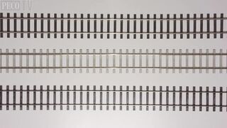 NEW PECO Streamline O scale Code 143 "flat bottom" flexible track - with concrete sleepers/ties