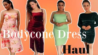 Meesho Bodycone Dress Haul ???? Bodycone Dress under 350 | Try on Haul.