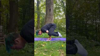 Backyard Yoga ???? #motivation #workout #gymnast #health #fitness