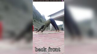 back front yoga exercises OMJI YOG CLASS OMJI AGRWAL #viral #yoga #flexible #uttarakhand #shorts ????????️