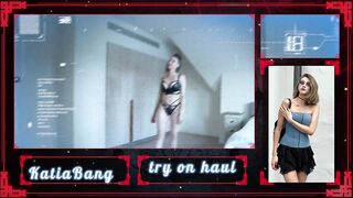 Lingerie Try On Haul See Through Lingeries Haul MODEL KatiaBang #10