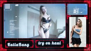 Lingerie Try On Haul See Through Lingeries Haul MODEL KatiaBang #10