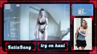 Lingerie Try On Haul See Through Lingeries Haul MODEL KatiaBang #10