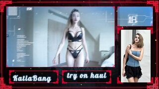 Lingerie Try On Haul See Through Lingeries Haul MODEL KatiaBang #10