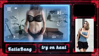 Lingerie Try On Haul See Through Lingeries Haul MODEL KatiaBang #3