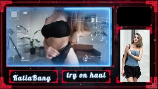 Lingerie Try On Haul See Through Lingeries Haul MODEL KatiaBang #3