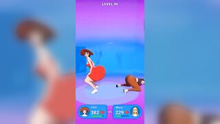 NOOB vs PRO vs HACKER vs GOD in Twerk Race 3D #whatsapp #video