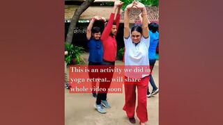 yoga Retreat #youtubeshorts #shortvideo #pranayam #asana