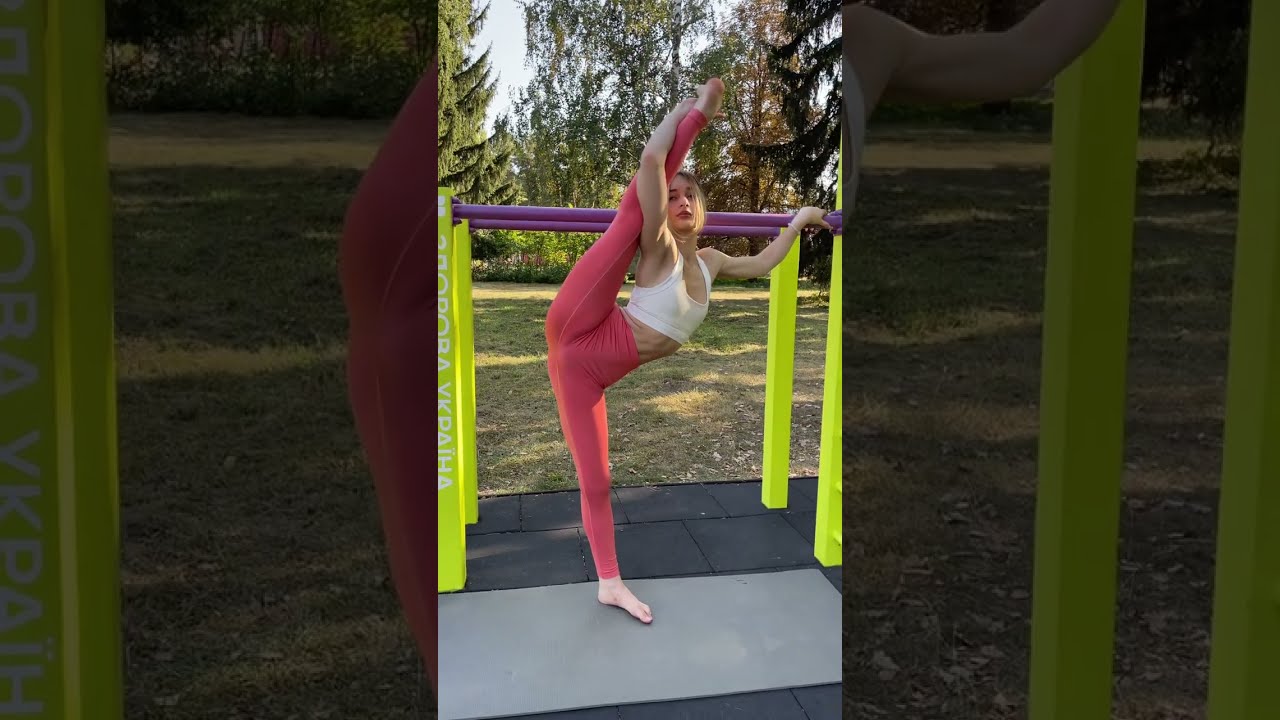 Splits And Oversplits Contortion Workout Gymnastics Flex Yoga Stretching Routine Fitness 0800