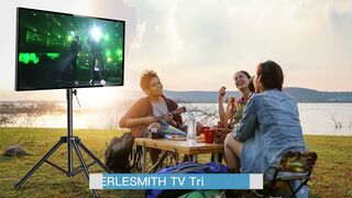 PERLESMITH PSTM1 & PSTM2 TV Tripod Stand | Flexible TV Stand for Both Indoor & Outdoor Entertainment