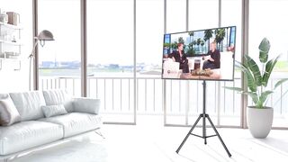 PERLESMITH PSTM1 & PSTM2 TV Tripod Stand | Flexible TV Stand for Both Indoor & Outdoor Entertainment