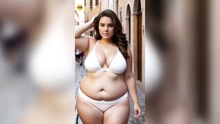 Bikini Beauty in Rome: Embracing Plus Size Confidence | Part 01