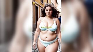 Bikini Beauty in Rome: Embracing Plus Size Confidence | Part 01