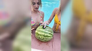 Stretching a Watermelon with plungers- pt 2