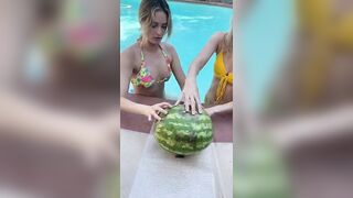 Stretching a Watermelon with plungers- pt 2