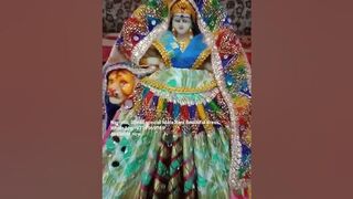 Navratri, Diwali special Mata Rani Multi colour very beautiful dress ., flexible dress ( available)