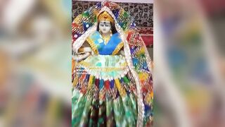 Navratri, Diwali special Mata Rani Multi colour very beautiful dress ., flexible dress ( available)