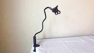 Lamicall Gooseneck Phone Holder for Bed Overall Length 38 6in, Flexible Leather Wrapped Arm Review