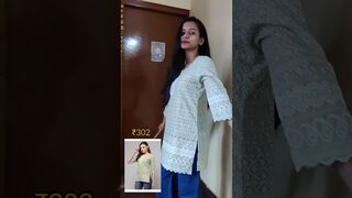 Meesho Try-on Haul #meesho #shorts #ytshorts @itzmeShweta #minivlog