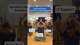 Waktu di Kantor Ada Sesi Yoga Mingguan