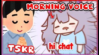 [ENG SUB/Hololive] Biboo blessed chat with her morning voice and stretching noise