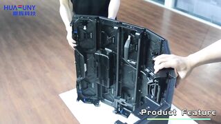 New Show Case For Foldable Flexible LED display with Carbon Fiber