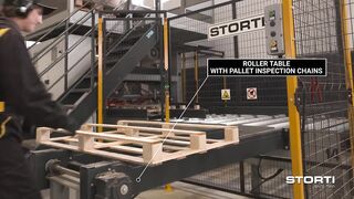 STORTI Flexible nailing line, high productivity, automatic block loading