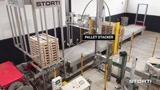 STORTI Flexible nailing line, high productivity, automatic block loading