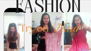 Try on haul itong mga dress ko #tryonhaul #fashiondress