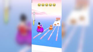 twerk race 3d gameplay #gaming #shorts #viral