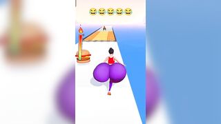 twerk race 3d gameplay #gaming #shorts #viral