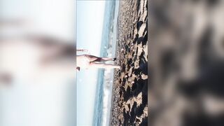 Casual Bikini girl at the beach #shorts #beachwear #cute