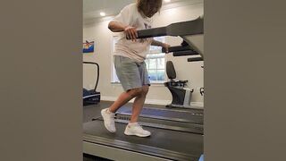 #shorts || Treadmill Dancercise Warmup Workout #stretching #leaping #balance #strengthening #fitness