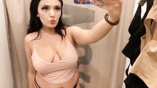 Transparent Lingerie Try On Haul At Mall