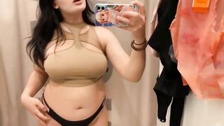 Transparent Lingerie Try On Haul At Mall