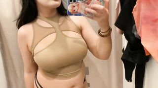 Transparent Lingerie Try On Haul At Mall