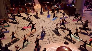 This iconic SF cathedral hosts weekly yoga sessions