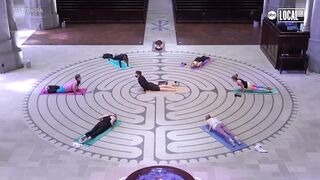 This iconic SF cathedral hosts weekly yoga sessions