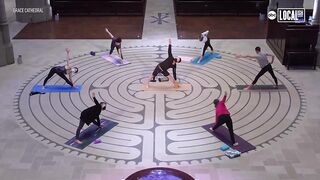 This iconic SF cathedral hosts weekly yoga sessions