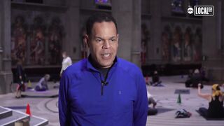 This iconic SF cathedral hosts weekly yoga sessions