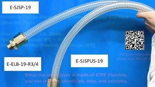 Product Introduction: Flexible Fluorine (ETFE) Resin SUS Spring Wire Hose (Ultra Soft Type)