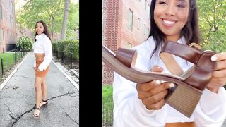 NEWBELLA shoes review+try on haul